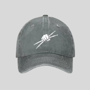 Baseball Cap Drummer Vintage donker grijs
