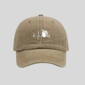 Baseball Cap Drummer Vintage Khaki drumstel